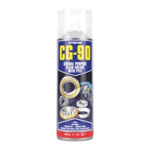 ACTION CAN CG-90 CLEAR GREASE WITH PTFE 500ML AEROSOL LUBRICANT SPRAY